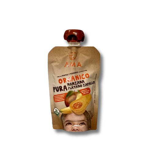 Pure manzana plátano zapallo AMA