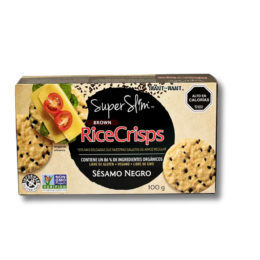 Galletas de Arroz Sésamo Negro