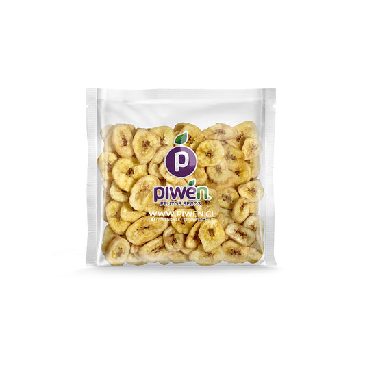 Banana chip dulce 250gr Piwen