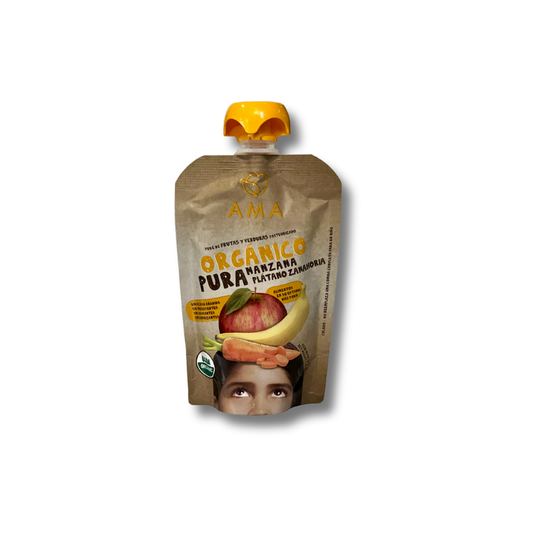 Pure manzana plátano zanahoria AMA