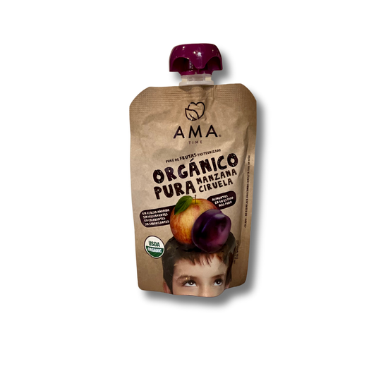 Pure manzana ciruela orgánico AMA