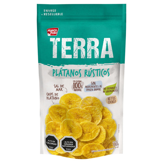Plátanos Rústicos sal de mar Terra - Marco Polo