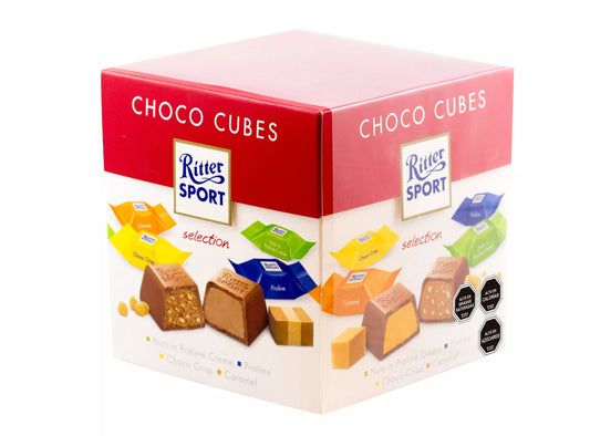 Chocolate Ritter Sport choco cubes