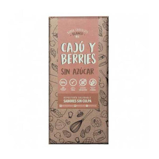 Barra Chocolate con Cajú y Berries - Sabores Sin Culpa 80 grs.
