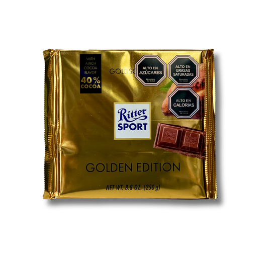 Chocolate Golden Edition Ritter Sport 250 grs.