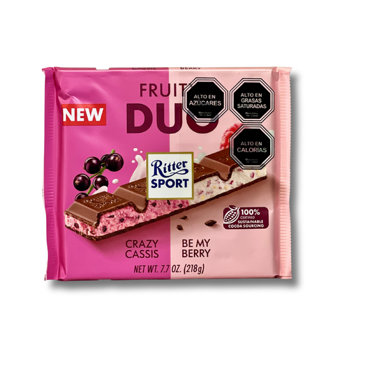 Chocolate Fruit Duo Ritter Sport 218 grs.