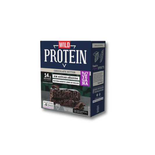 Barra Proteína Choco Bitter Vegana Wild Protein