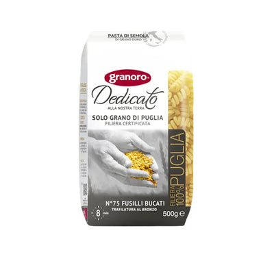 Fusilli Bucati Dedicato Trafilati al Bronzo Nº75 - 500 grs.