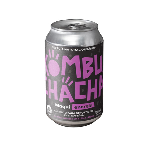 Kombucha Maqui Lata - Kombuchacha - 355 ml.