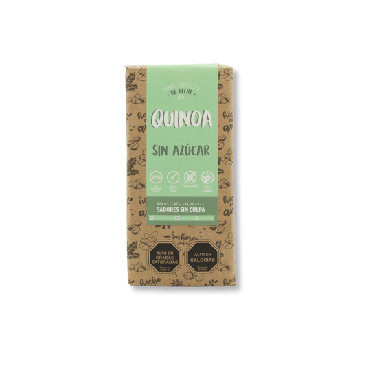 Barra Chocolate de Leche con Quinoa - Sabores Sin Culpa 80 grs.