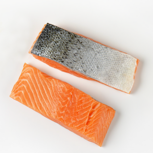 Salmon Porcionado con piel - Don Camanchaca - vacio kilo decim