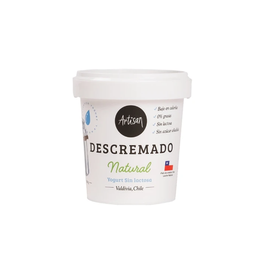 Yogurt descremado sin lactosa natural 360 grs.