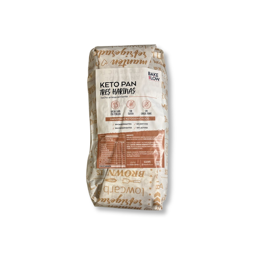 Pan keto Tres Harinas - Bake & Low