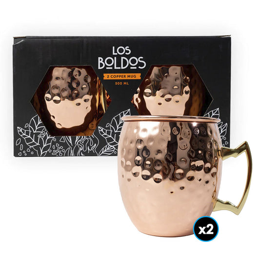 Mug Cobre 2 unidades - Los Boldos