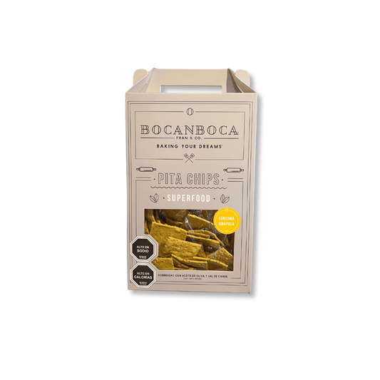 Galletas Cúrcuma Amapola Bocanboca  200 grs.
