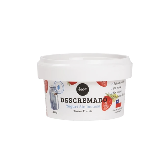 Yogurt descremado sin lactosa frutilla 150 grs.