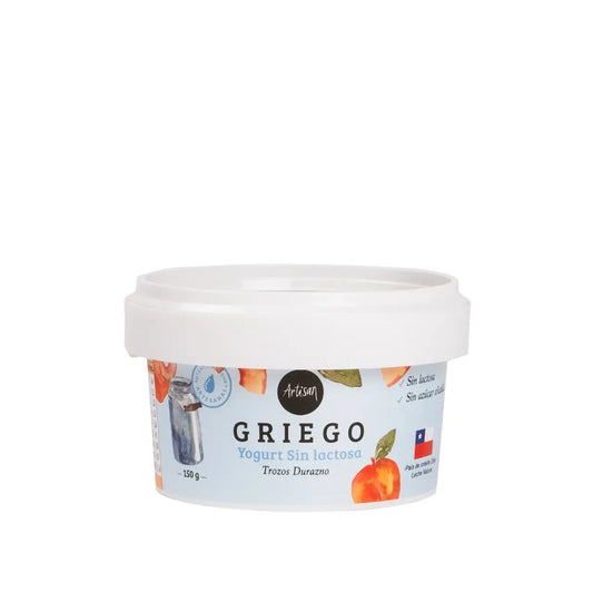 Yogurt griego durazno 150 grs