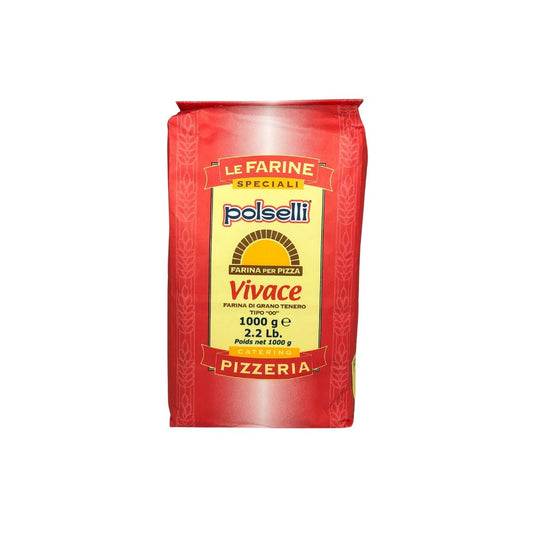 Harina De Trigo 00 Para Pizza Italiana Vivace - Polselli 1 kg