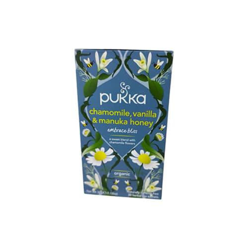 infusión pukka chamomile vainilla honey