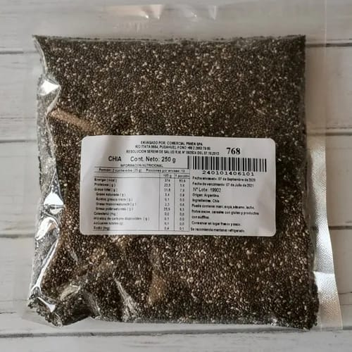 semilla chia 250g piwen