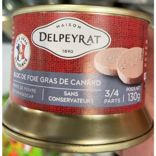 bloc de foie gras delpeyrat 130g