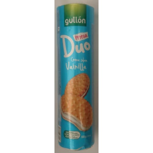 Galleta sandwich mega duo vainilla gullon