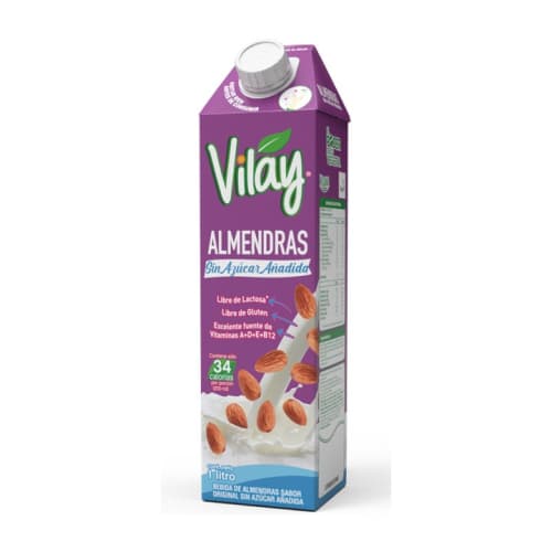 leche almendras vilay sin azucar