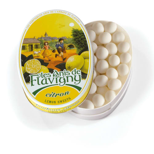 dulce limon caja ovalada