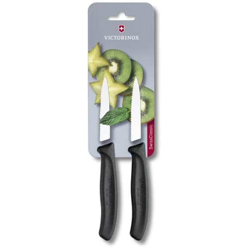 Cuchillo Dentado Punta Verduras 2 unid.