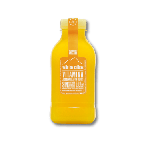 Jugo de Naranja 500cc. Valle Las Chilcas