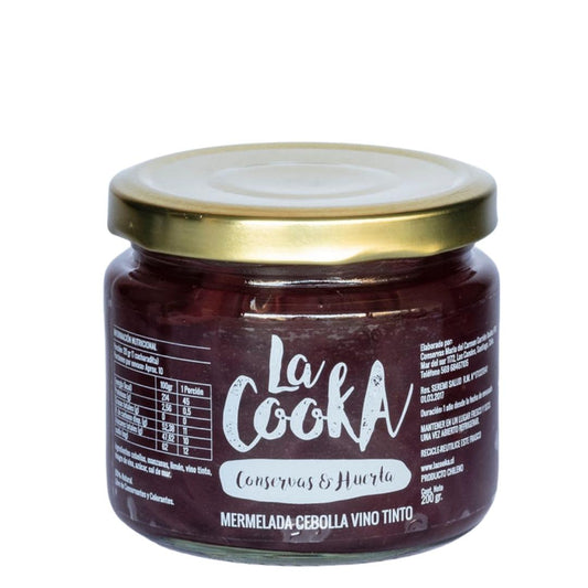 Mermelada Cebolla Vino Tinto - La Cooka