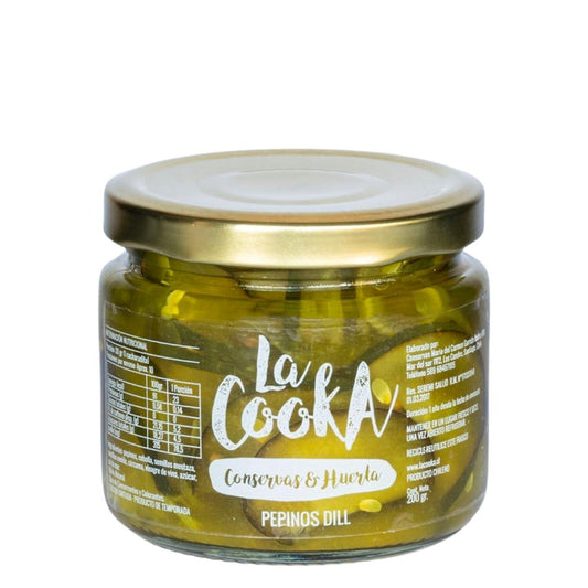 Pepinillos Dill - La Cooka - 200 grs.