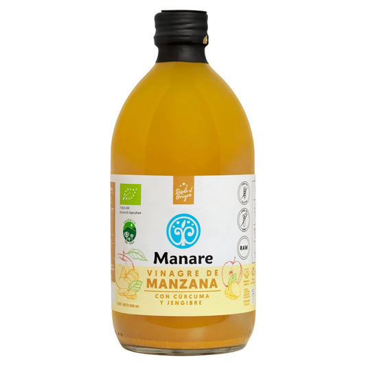 Vinagre de Manzana Cúrcuma y Jengibre - Manare