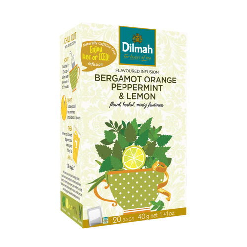 Te Bergamota Orange Peppermint & Lemon - Dilmah - 20 bolsas