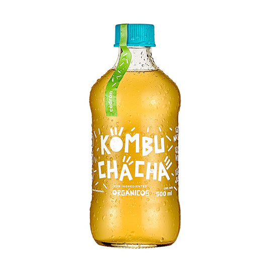 Kombucha Cedrón - Kombuchacha - 500 ml.