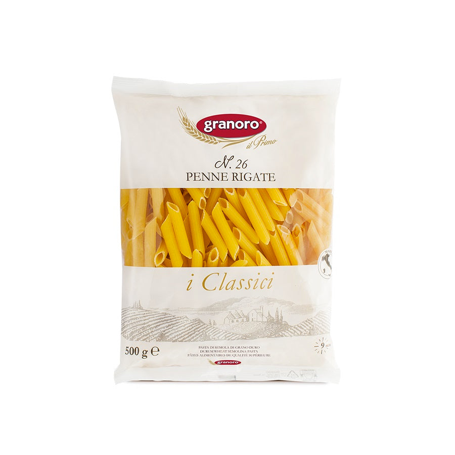 Penne Rigate N° 26 500 grs. – La Cotidiana