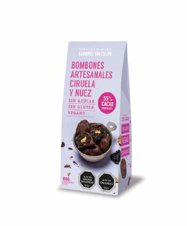 Bombones Ciruela - Nuez - Sabores Sin Culpa 100 grs.